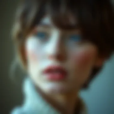 Layered cut for petite facial features