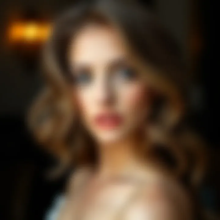 Soft waves complementing a small face