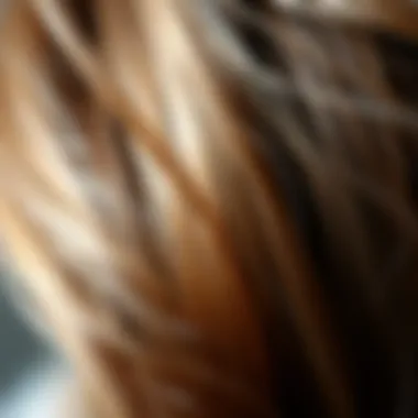 The Impact of Hormones on Hair During Pregnancy A close-up view of hair strands reflecting light