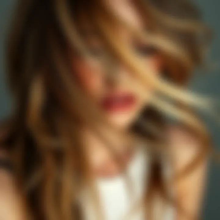 Achieving Radiant Hair Health Healthy shiny hair illustration