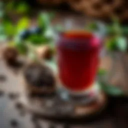 Herbal tea blend for menstrual health