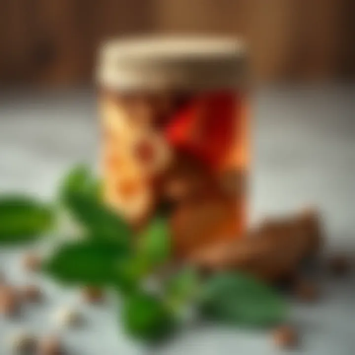 Infusion of natural ingredients promoting menstrual balance