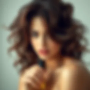 Natural oil treatment for frizzy hair