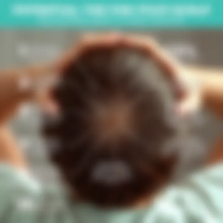 Potential Treatments for Itchy Scalp Infographic showing potential treatments for itchy scalp