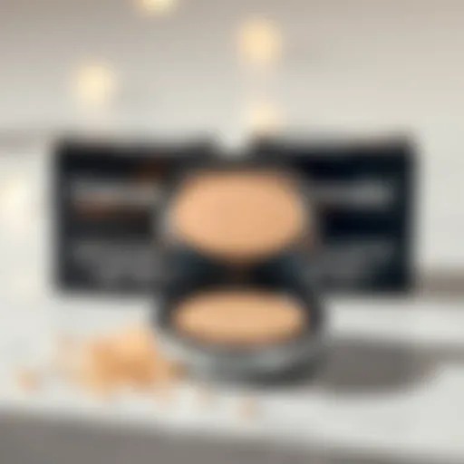 Sleek packaging design of concealer powder