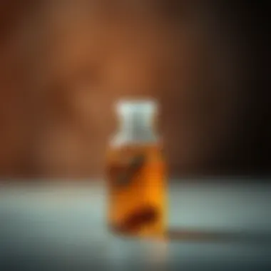 Essence of Ant Egg Oil The aroma of ant egg oil in a glass vial