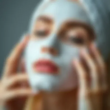 Smooth application of homemade masks