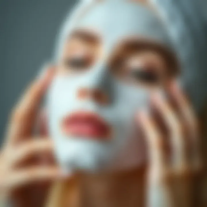 Smooth application of homemade masks