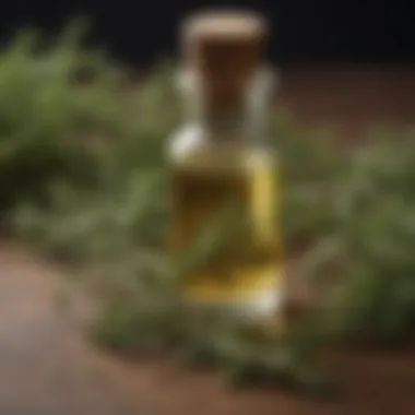 Thyme oil components analysis