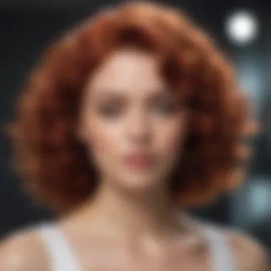 Fashionable hairstyle trends for curly red hair