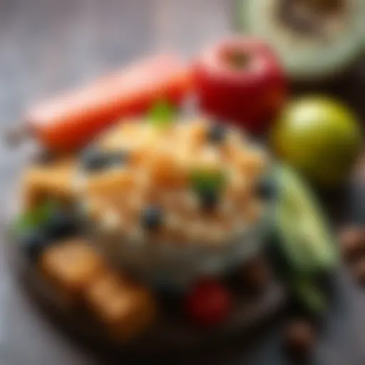 A vibrant depiction of collagen-rich foods.