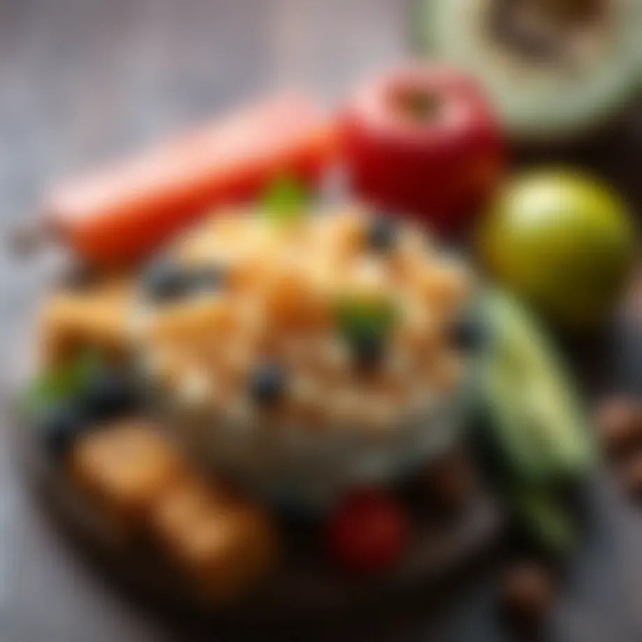 A vibrant depiction of collagen-rich foods.