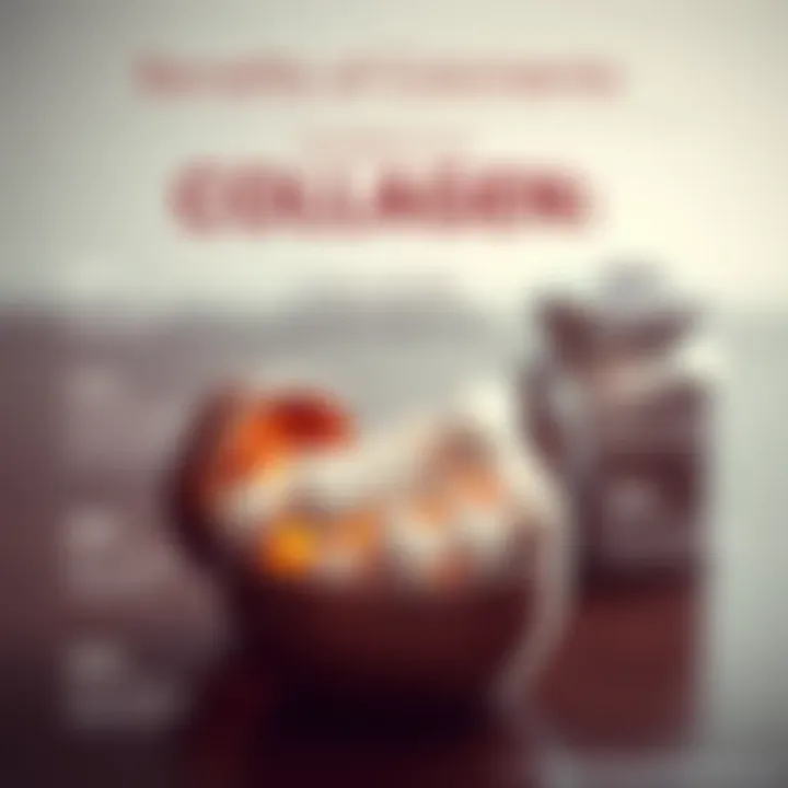 Benefits of Collagen Supplements Infographic on the benefits of collagen supplements