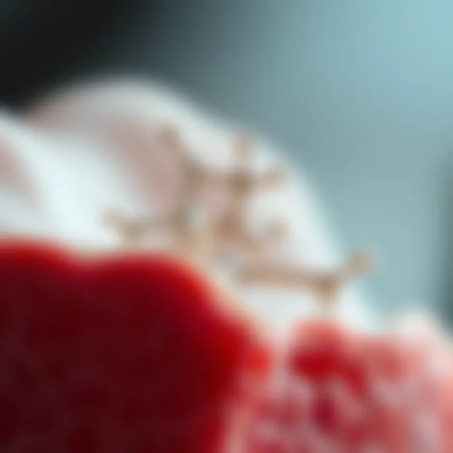 Illustration showing the structure of collagen in the skin