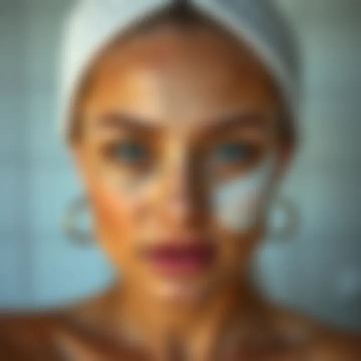 Impact of Creams on Skin Health Before and after skin transformation using cream