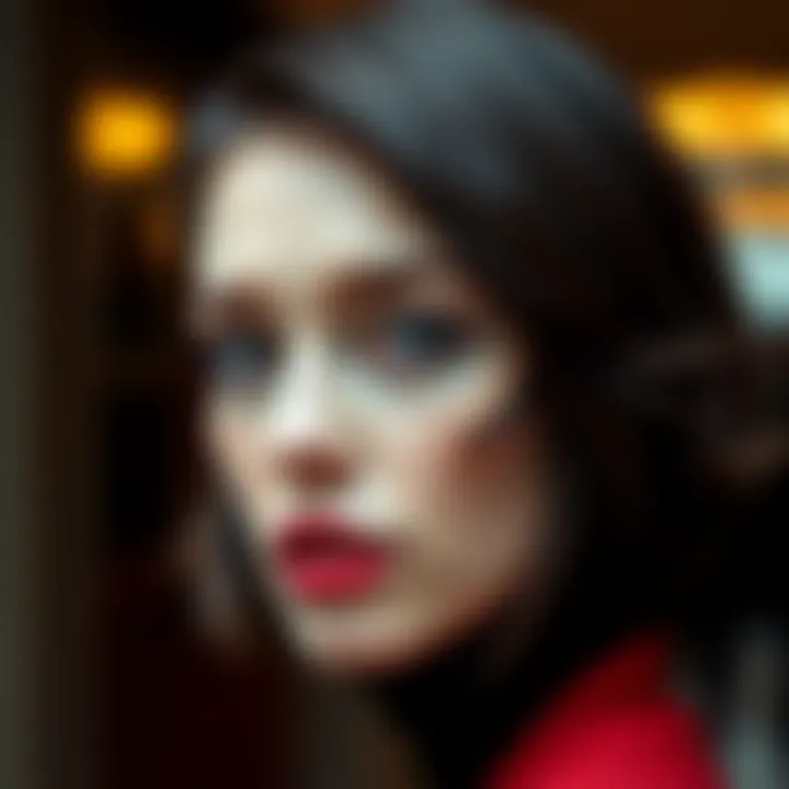 Elegant Bob Hairstyle Chic bob hairstyle showcasing sleek lines and elegant finish