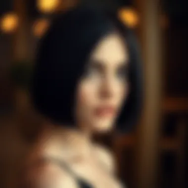 Classic Straight Bob Classic straight bob featuring a polished look and sharp edges