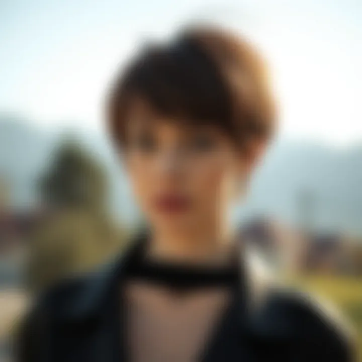 Sleek Bob Hairstyle with a Modern Twist Sleek bob hairstyle with a modern twist