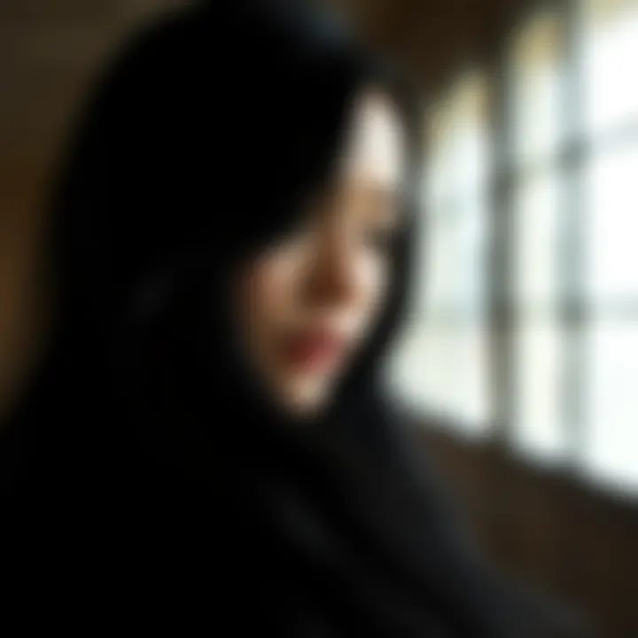 The Elegance of Long Black Hair Luxurious long black hair flowing elegantly