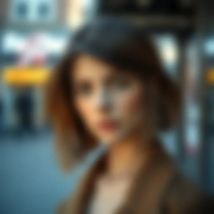 Versatile long layered bob suitable for various face shapes