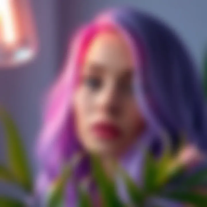 Infographic outlining best practices for purple shampoo application