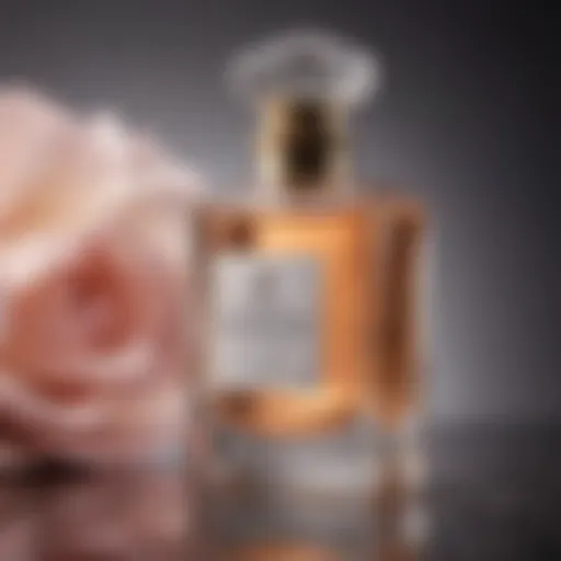 A close-up of a vintage perfume bottle showcasing the elegance of musk-infused fragrances.