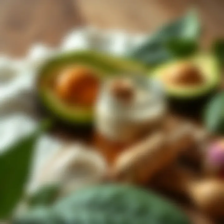 Natural Ingredients for Face Masks Natural ingredients like honey, avocado, and clay for homemade face masks