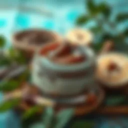 Natural ingredients for hair mask