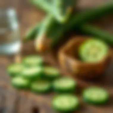 Natural Remedies for Skin Care Natural ingredients for skincare like aloe vera and cucumber