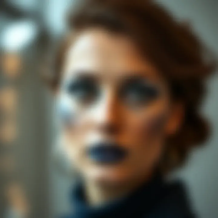 Makeup looks that enhance navy blue shades