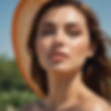 Effective Sun Protection A serene outdoor environment with sun protection