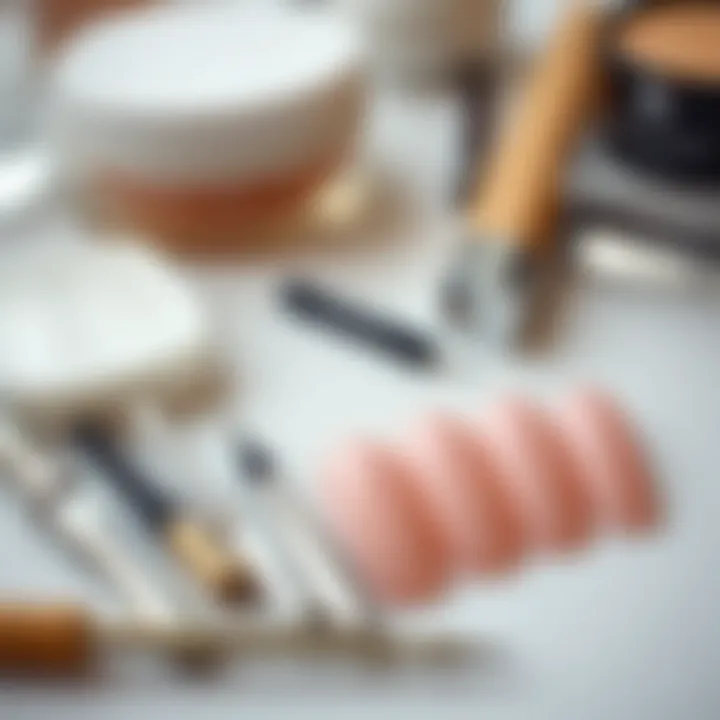 Essential Tools for Oval Nail Creation Tools and materials used in creating oval nails