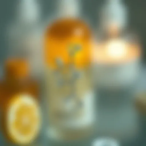 Chemical structure of parabens