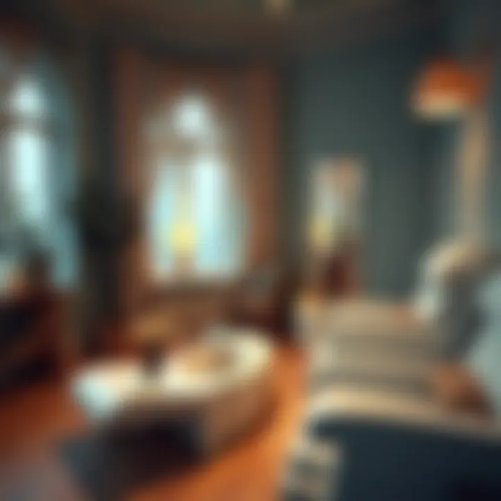 A calming pedicure setting with relaxing ambiance