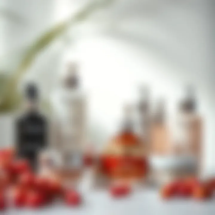 Diverse Peptide-Infused Beauty Products Different cosmetic products containing peptides