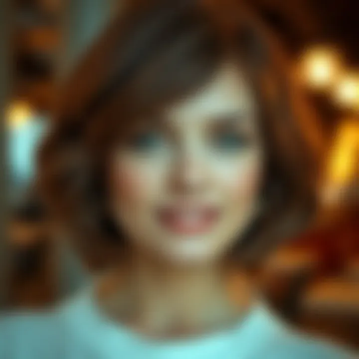 Chic Layered Haircut for Shoulder-Length Styles Trendy layered haircut for shoulder-length hair