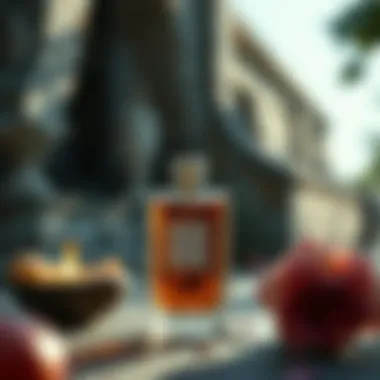 Environmental Influences on Perfume Longevity A serene setting depicting the environment influencing perfume longevity.