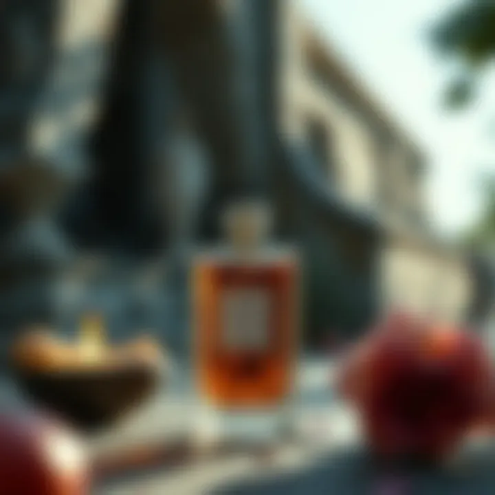 Environmental Influences on Perfume Longevity A serene setting depicting the environment influencing perfume longevity.