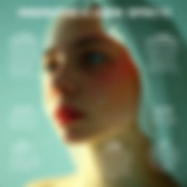 Minimizing Negative Skin Effects Graphic representation of precautions to minimize adverse skin effects from sunscreens.