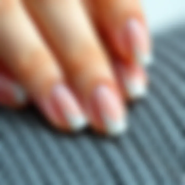 Well-maintained gel nails reflecting beauty and care