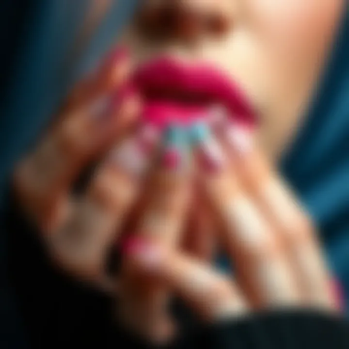 Innovative nail art techniques showcased