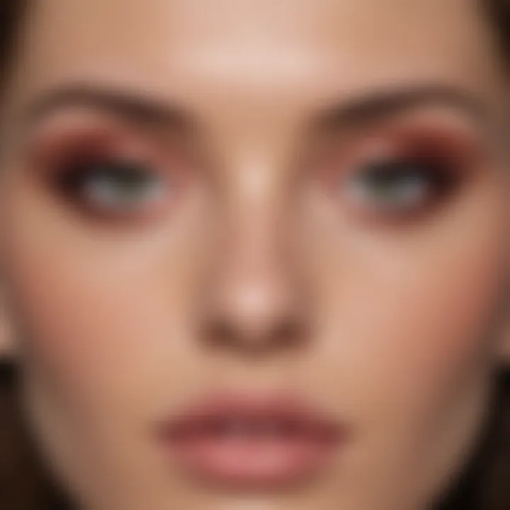 Trendy makeup looks created with vibrant eyeshadow palettes