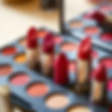 Lipstick Tones for Different Skin Tones A palette displaying various lipstick tones suitable for different skin tones