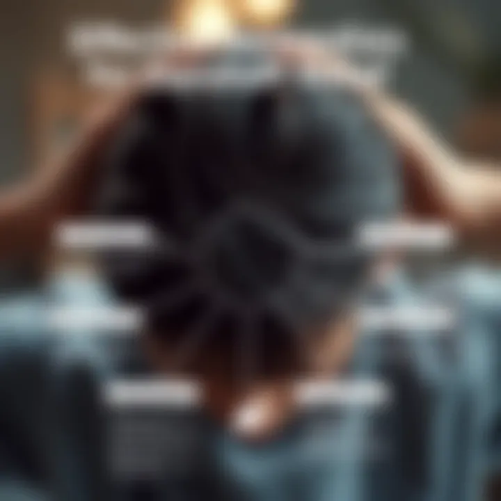 Infographic showing tips for dandruff treatment