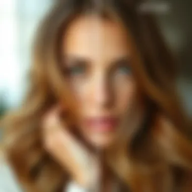 Before and after hair care results