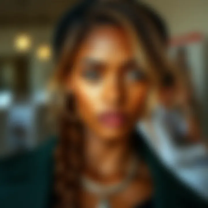 Trendy hairstyles complementing brown skin tones