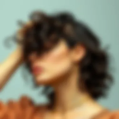 Conceptual image showing the connection between scalp health and stress relief