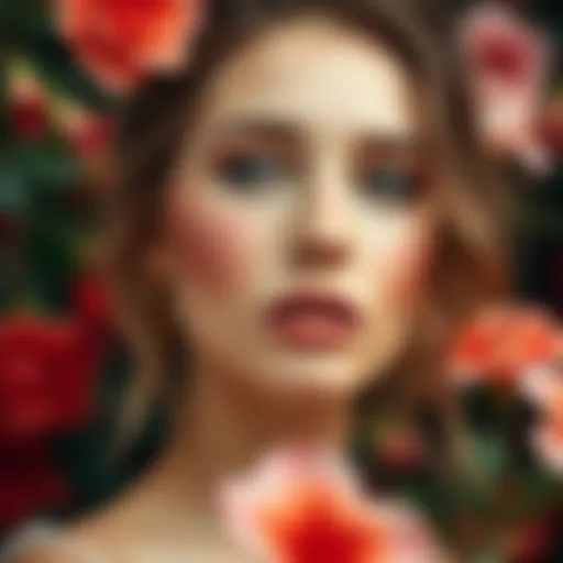 A harmonious color palette showcasing seasonal colors aligned with individual beauty