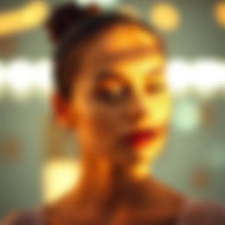 An infographic illustrating the psychological impact of colors in beauty