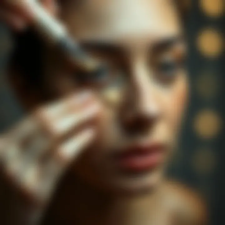 Mastering the Art of Serum Foundation Application Application of serum foundation on skin